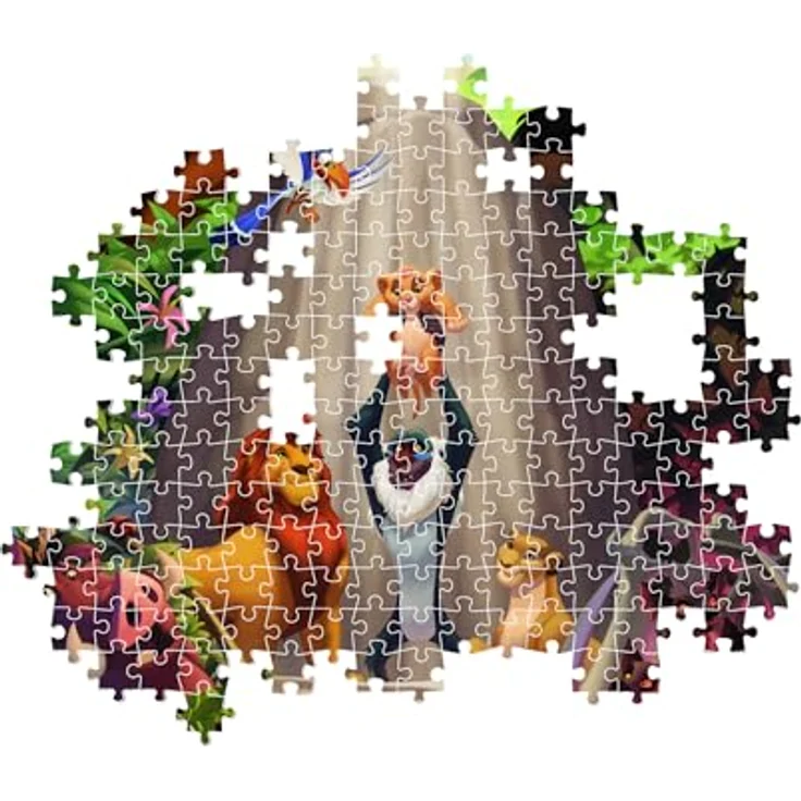 Clementoni Der König der Löwen Puzzle 1000 Teile, Erwachsenenpuzzle 70 x 50 cm, hochwertige Verarbeitung und nachhaltige Verpackung – Bild 4
