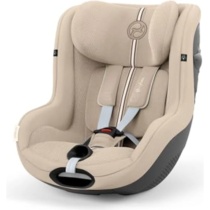 Cybex Sirona G3 Plus i-Size Reboard Kindersitz mit 360° Drehung und L.S.P. Seitenaufprallschutz, Almond Beige – Bild 7