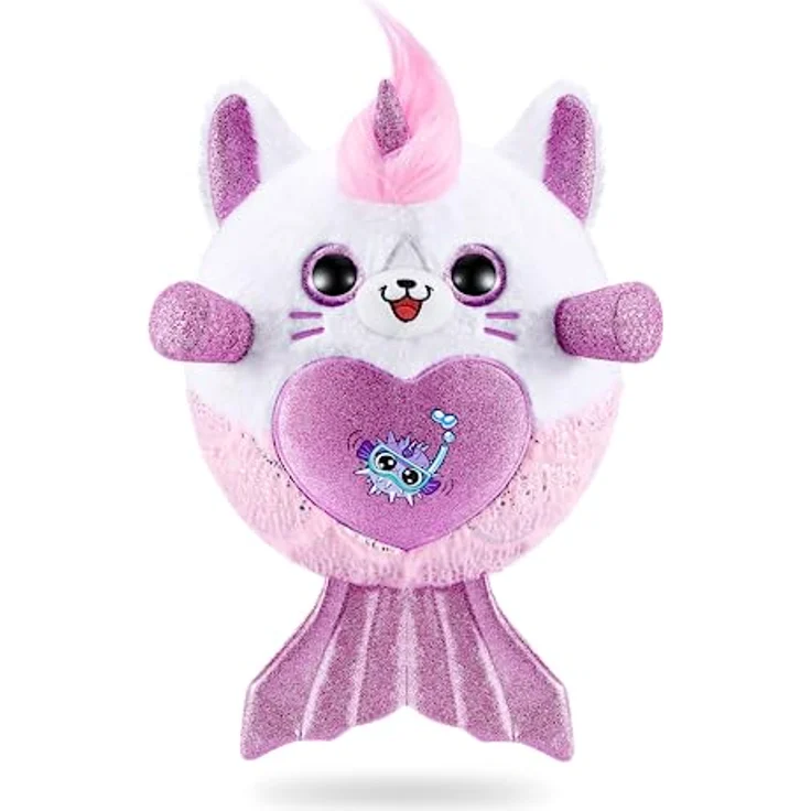 Rainbocorns Mermaidcorn Surprise Serie 7, Meribella Kätzchen, von ZURU, 28 cm Plüschtier, Meerjungfrau Spielzeuge für Mädchen (Kätzchen) – Bild 2