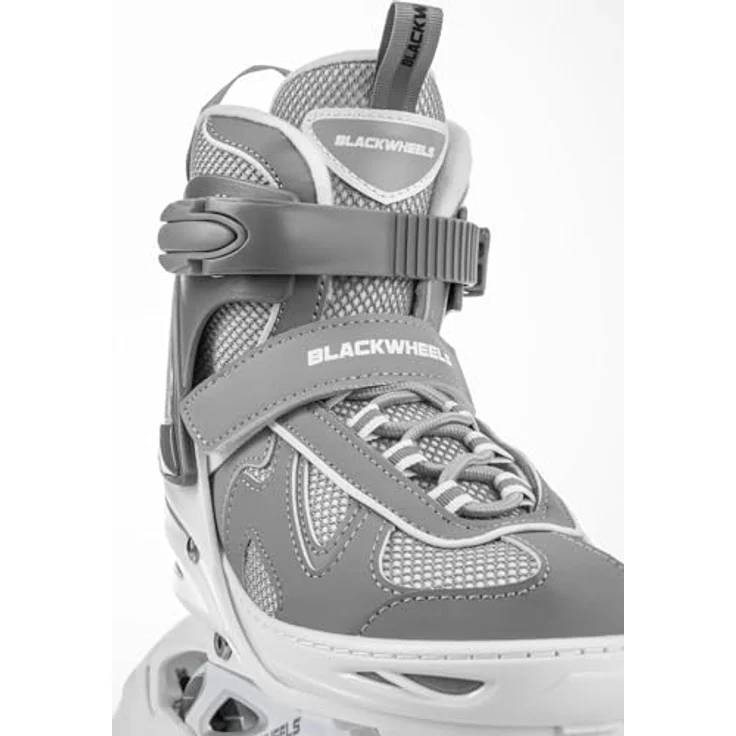 Blackwheels Flex Pro Inline Skates, atmungsaktiv, für Jugendliche und Erwachsene, Räder 80 cm, Grau – Bild 5