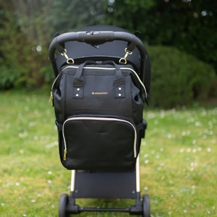 Kikkaboo Wickeltasche Siena, Rucksack mit Wickelunterlage, wasserabweisender Tasche und einstellbarer Grifflänge – Bild 10