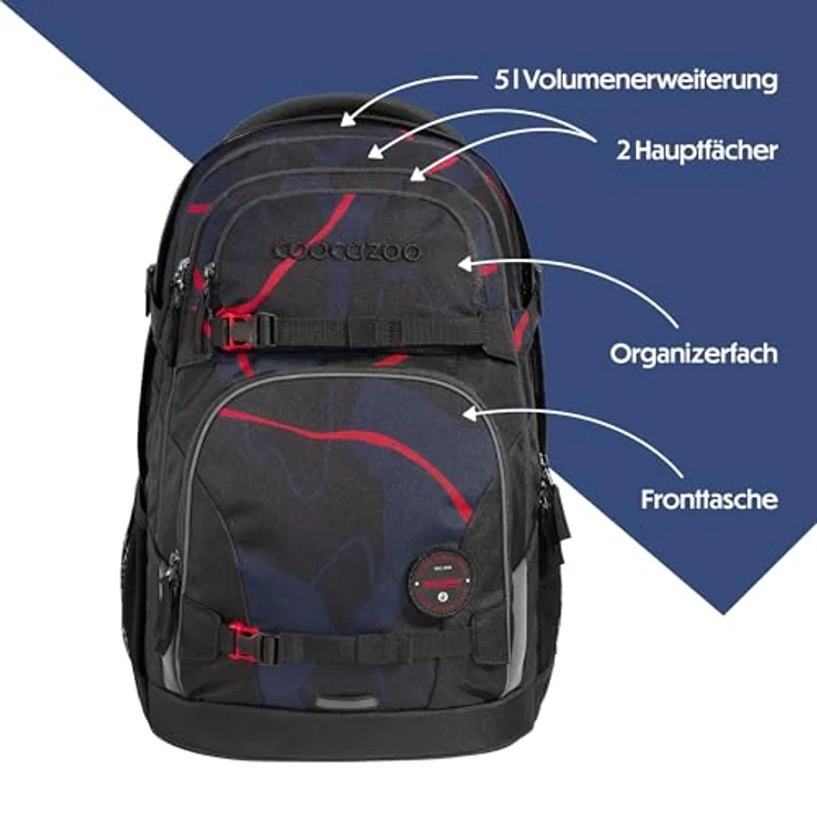 Coocazoo Porter Lava Lines – Bild 4