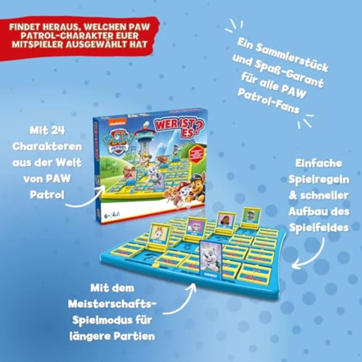 Winning Moves - Wer ist es? - PAW Patrol - PAW Patrol-Geschenk - Alter 6+ - Deutsch – Bild 2