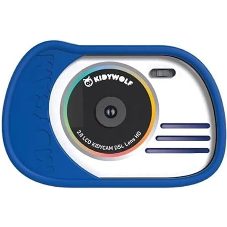 Kidywolf Kidy Camera, wasserdichte Digitalkamera für Kinder mit 8 MP Weitwinkel-Linse und 16 GB Speicher, orange
