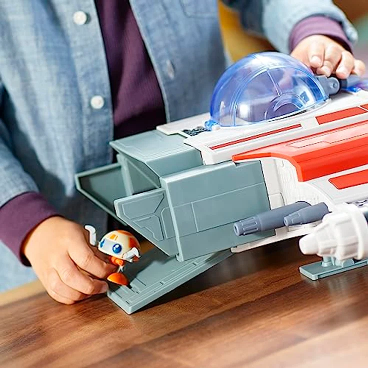 Star Wars Crimson Firehawk, 43 cm Star Wars Raumschiff mit 2 Star Wars Action-Figuren, Star Wars Spielzeug für Kinder – Bild 5