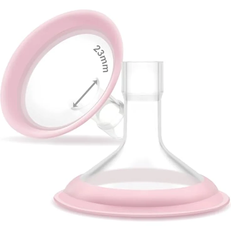 Maymom MyFit Pano Brustschilde, kompatibel mit Medela Milchpumpen, 2er Pack, 23 mm, BPA-frei, zweiteilig – Bild 1