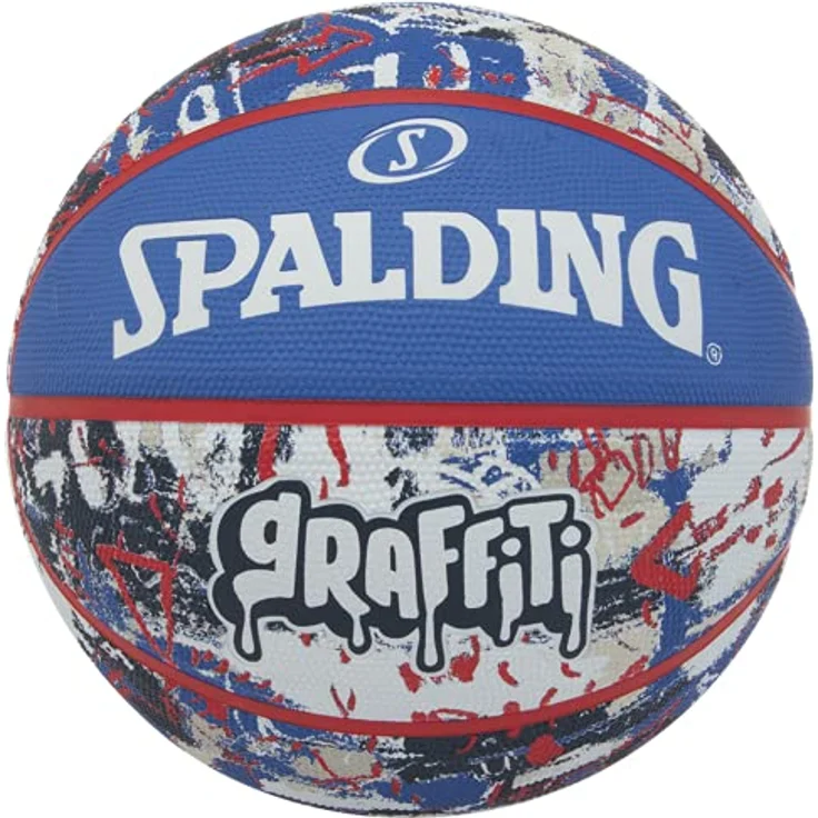 Spalding Basketball Graffiti Ball, hochwertiger Basketball mit innovativer Technologie für optimale Handhabung – Bild 1