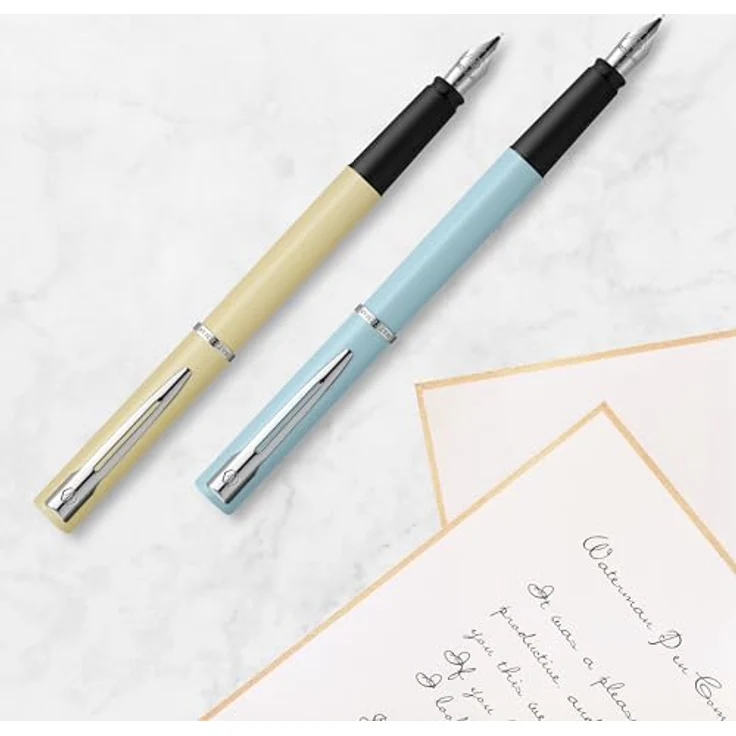 Waterman Füllfederhalter Allure C.C. F, modernes Design, schwarz, leicht fließende Tinte – Bild 5