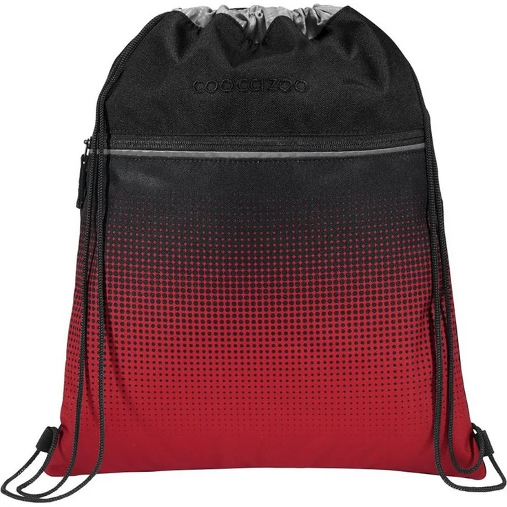 coocazoo Sporttasche Turnbeutel, 10 Liter (1-tlg) für Kinder, mit Reflexstreifen, bunt