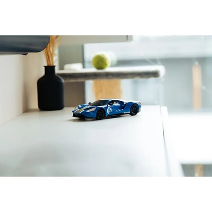 Carson 1:24 Ford GT 2.4GHz, Ferngesteuertes Auto mit LED-Beleuchtung und ca. 60 min Fahrzeit, Blau – Bild 2