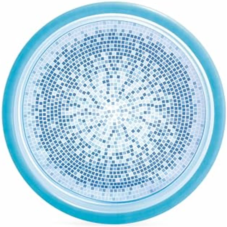 Intex Blue Biss Aufblasbarer Pool, Ø147 x 33 cm, 330 l, Design mit bedrucktem Mosaikboden, drei durchscheinende blaue Ringe, robustes Vinyl, für Kinder ab 2 Jahren (58467) – Bild 2