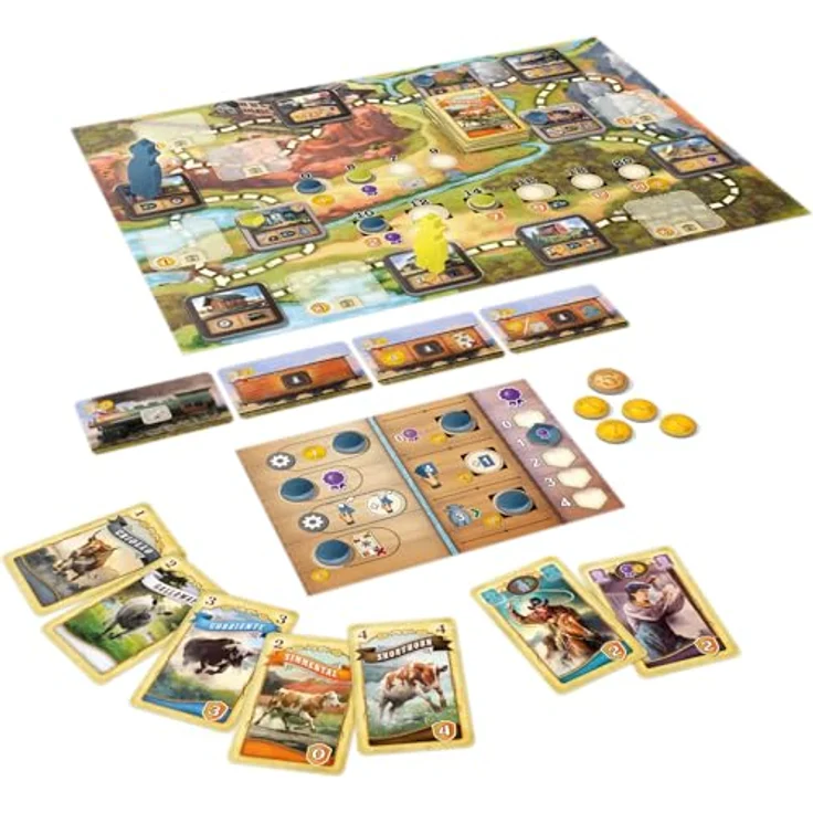 Lookout Great Western Trail: El Paso, Kennerspiel für 1-4 Spieler, ab 12 Jahren, 60-90 Minuten Spielzeit, deutsche Ausgabe – Bild 5