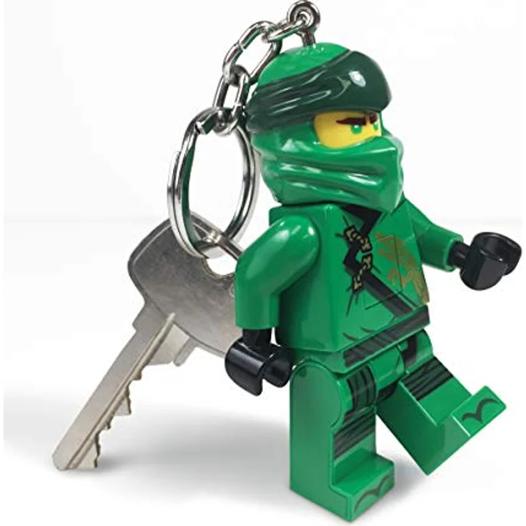 IQ LEGO Ninjago Legacy Schlüsselanhänger Licht - Lloyd - 76 mm große Figur mit LED-Lichtern und inklusive Batterien – Bild 3