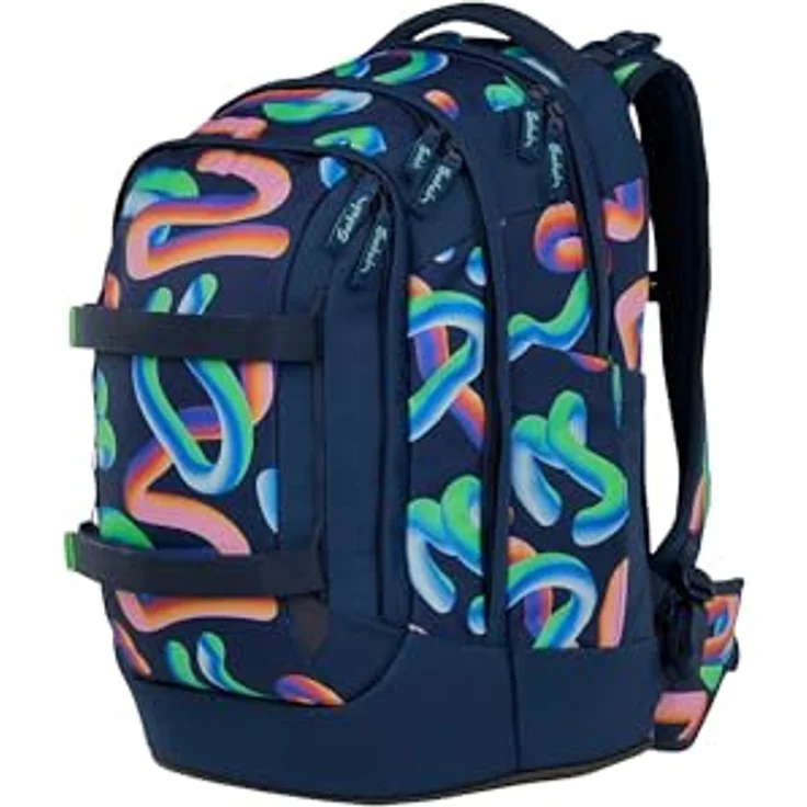 Satch Pack Set, Ergonomischer Schulrucksack mit 30L Stauraum, wasser- und schmutzabweisend, für Schüler ab 5. Klasse – Bild 2