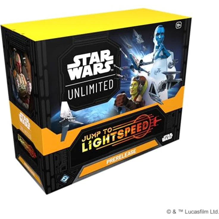 Fantasy Flight Games Star Wars: Unbegrenzter Sprung zur Lichtgeschwindigkeit (Prerelease Box), Sammelkarten-Set mit 6 Booster-Packs – Bild 1