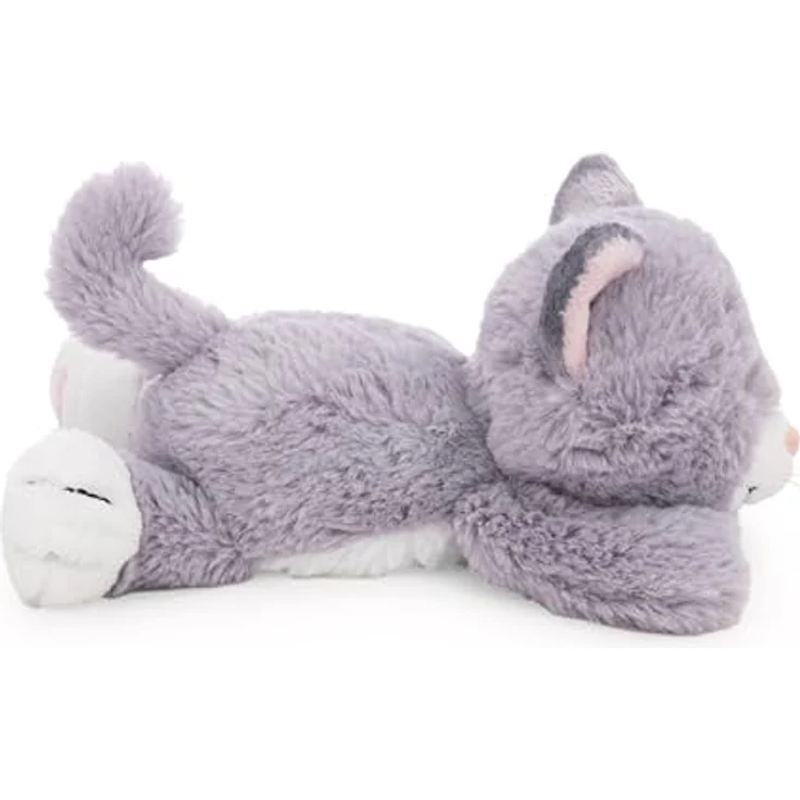 NICI Kuscheltier Katze liegend grau, 20 cm flauschiges Plüschtier aus recyceltem Material – Bild 5