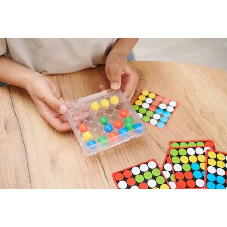 Noris IQ Ball-Move Spiel, Logikspiel ab 6 Jahre mit 60 Herausforderungen in 6 Schwierigkeitsstufen, kompaktes Format – Bild 3