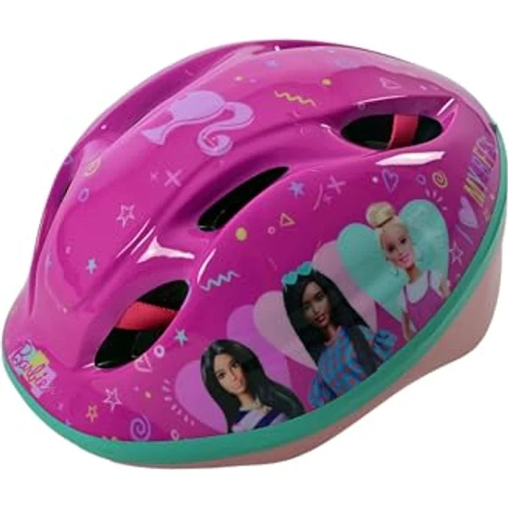 Volare Barbie Fahrradhelm Kinder | Kinderhelm 3 Jahre | Gr. 52-56 | 220g Leicht | TÜV/GS & CE EN 1078 Zertifizierung – Bild 2