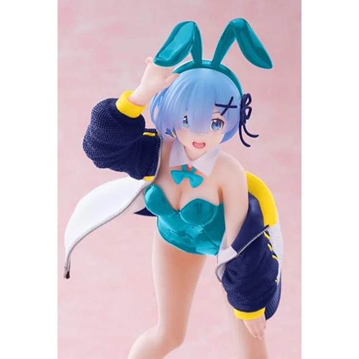 Taito Re:Zero Starting Life in Another World Coreful PVC Statue Rem (Jacket Bunny Ver.) Renewal, 18 cm, inkl. Standfuß, offizielles Lizenzprodukt – Bild 5