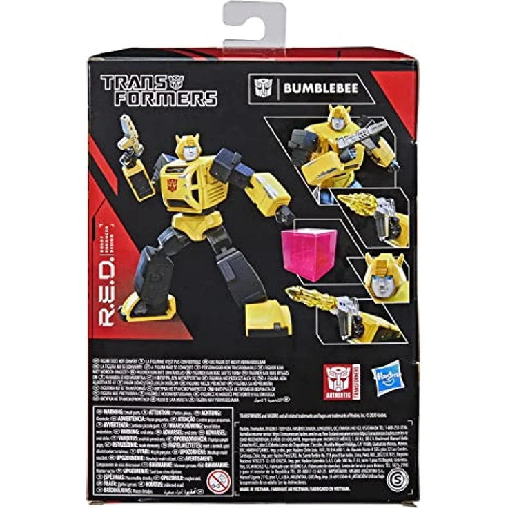 JTI GmbH Transformers, Actionfigur ROTE Hummel, voll beweglich mit Zubehörteilen, für Kinder ab 8 Jahren – Bild 5