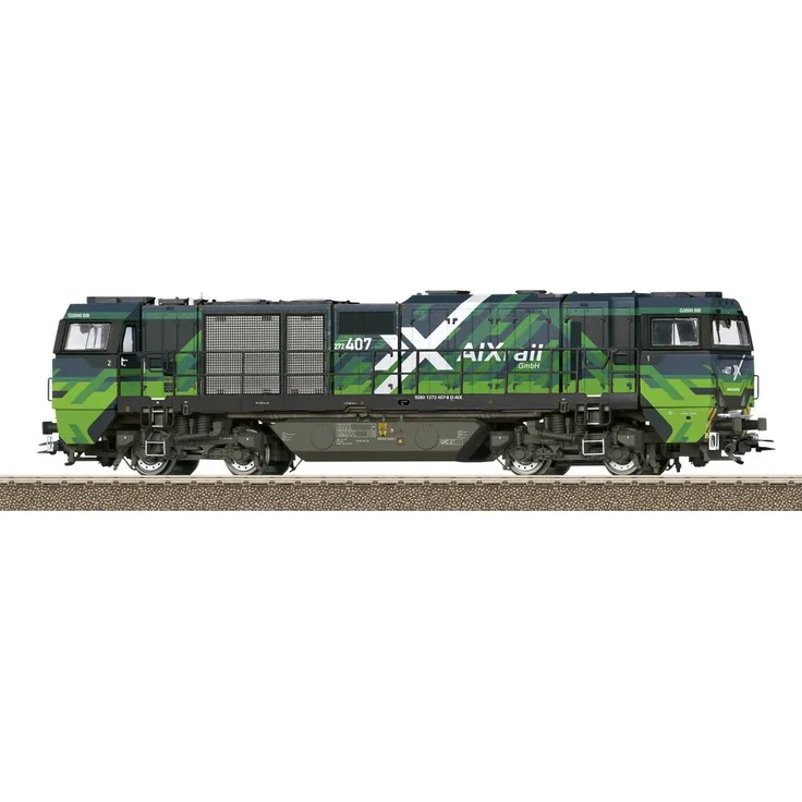 TRIX H0 22923 H0 Diesellok G2000 der AIXrail, Vossloh Baureihe 272, Sondergestaltung in Tiefschwarz