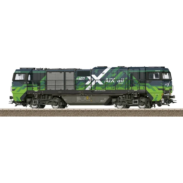 TRIX H0 22923 H0 Diesellok G2000 der AIXrail, Vossloh Baureihe 272, Sondergestaltung in Tiefschwarz