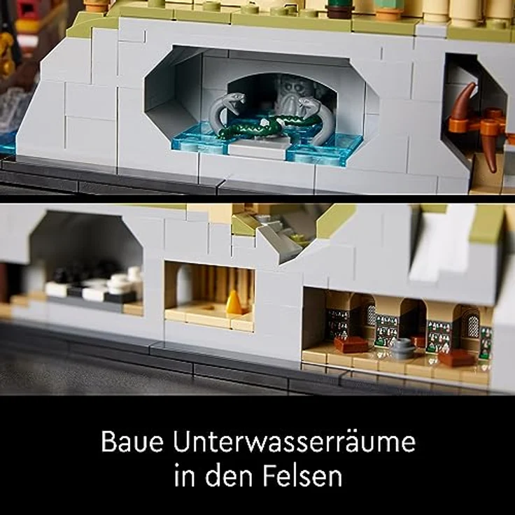 LEGO 76419 Harry Potter Schloss Hogwarts mit Schlossgelände Set, einschließlich berühmter Orte wie Astronomieturm, Große Halle, Kammer des Schreckens, etc., Modellbausatz für Fans und Erwachsene – Bild 3