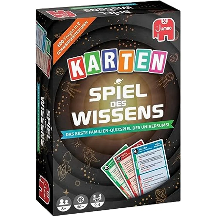 Jumbo 19949 Spiel des Wissens Neu Kartenspiel, Multicolour – Bild 1