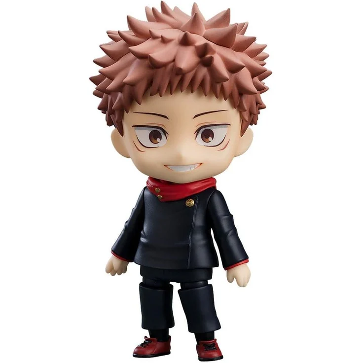 Good Smile Company Jujutsu Kaisen Nendoroid Actionfigur Yuji Itadori, 10 cm mit 3 Gesichtsplatten und Effektteilen