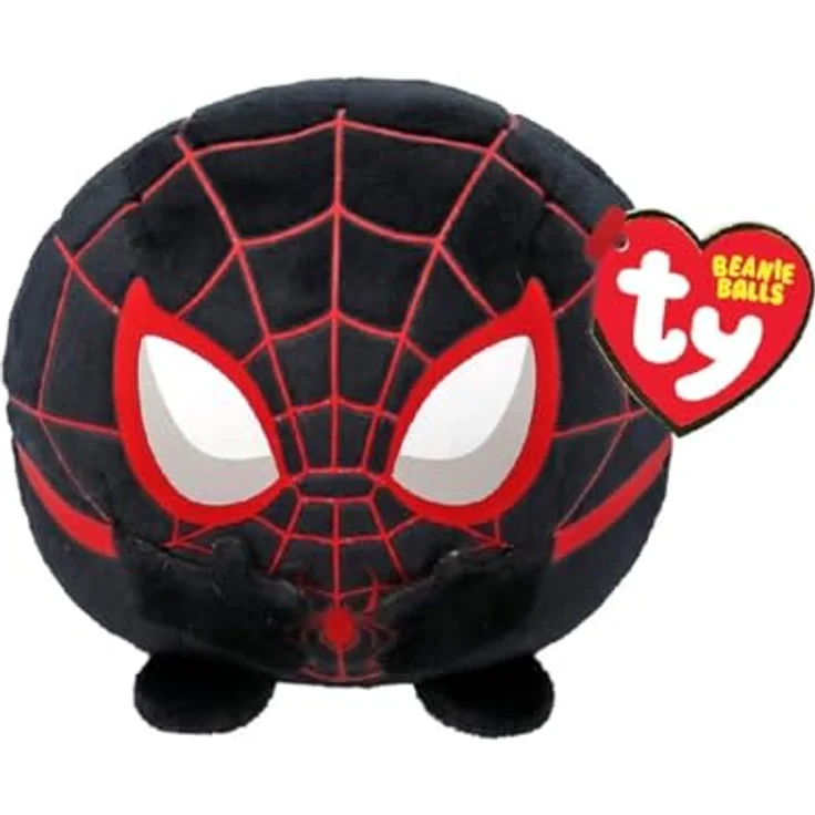 Ty Beanie Ty Teeny Puffies - Marvel Spiderman Morales, 10 cm, Fluffy Ball Plush Toy – Bild 2