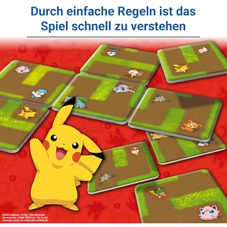 Ravensburger 22579 - Pokémon Labyrinth Connect - Mitbringspiel für 2-6 Spieler, Kinderspiel und Reisespiel ab 7 Jahren, Pokemon Geschenke – Bild 5