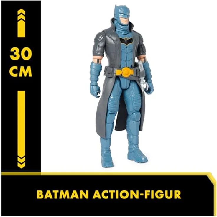 DC Batman S7-Actionfigur, 30 cm groß, 11 bewegliche Punkte, original Comic-Design, Spielzeug für Kinder ab 4 Jahren – Bild 3