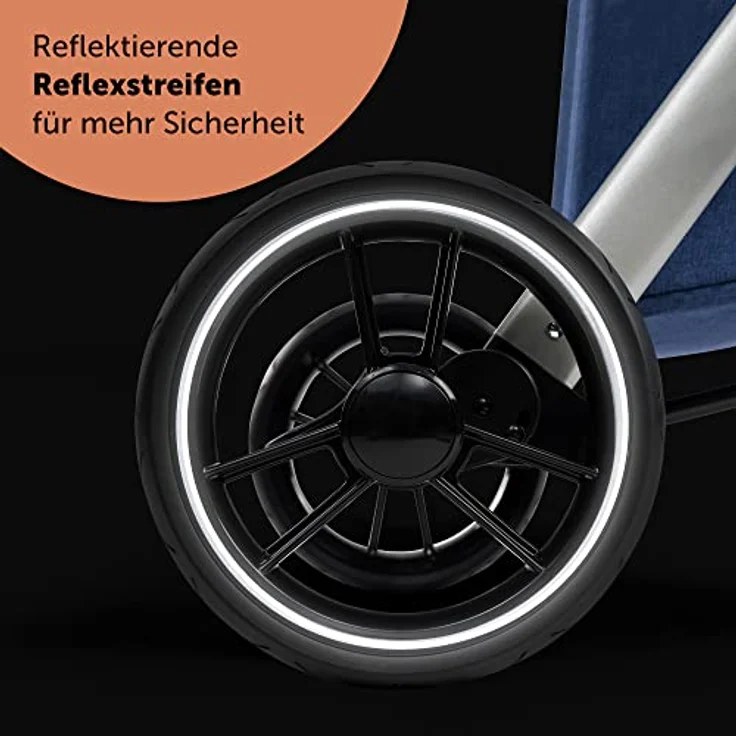Bergsteiger Kinderwagen Lugo 3in1 | Kombikinderwagen Komplettset inkl. Zubehör - Babyschale, Buggy-Aufsatz, Sonnenschutz & Wetterfußsack | Isofix Station erhältlich – Bild 4