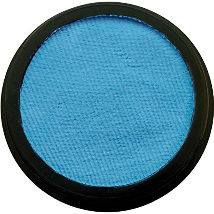 Eulenspiegel 183779 - Profi-Aqua Schminke in Hellblau, 30 G - Wischfest, schnell trocknend, vegan & glutenfrei