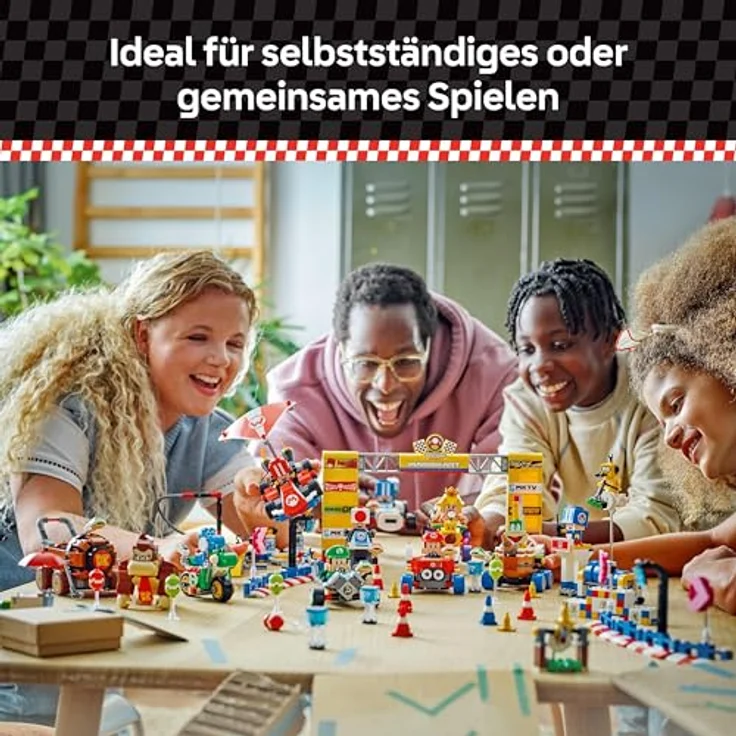 LEGO Super Mario 72032 Kart™ – Standard-Kart Bausatz mit Toad Figur und interaktiven Soundeffekten, Mehrfarbig – Bild 6