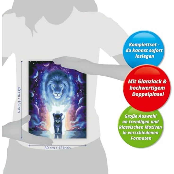 Ravensburger Malen nach Zahlen 23516 – A King's Path – ab 14 Jahren – Bild 6