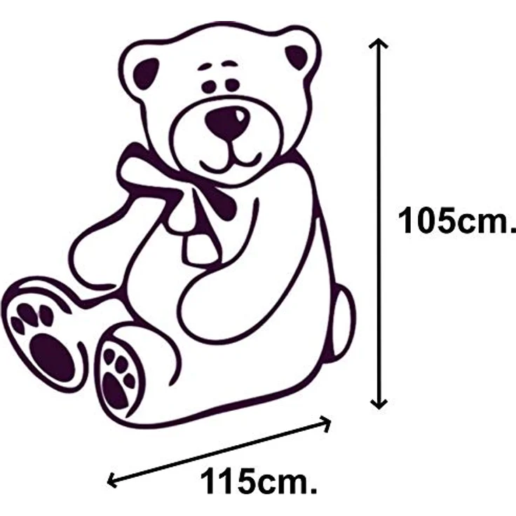 Odolplusz Teddybär 220cm GIGANT Groß Teddy Bear Plüschbär Stofftier Kuscheltier Plüschtier XXL, beige, Qualitativ hochwertiges Geschenk für Kinder – Bild 5