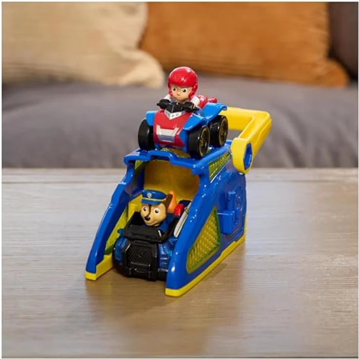 Paw Patrol PAW Pup Squad Launcher 2-Pack, inklusive Chase & Ryder, 6 cm Pup Squad Racers mit Schlüssel-Schloss Aufbewahrung – Bild 9