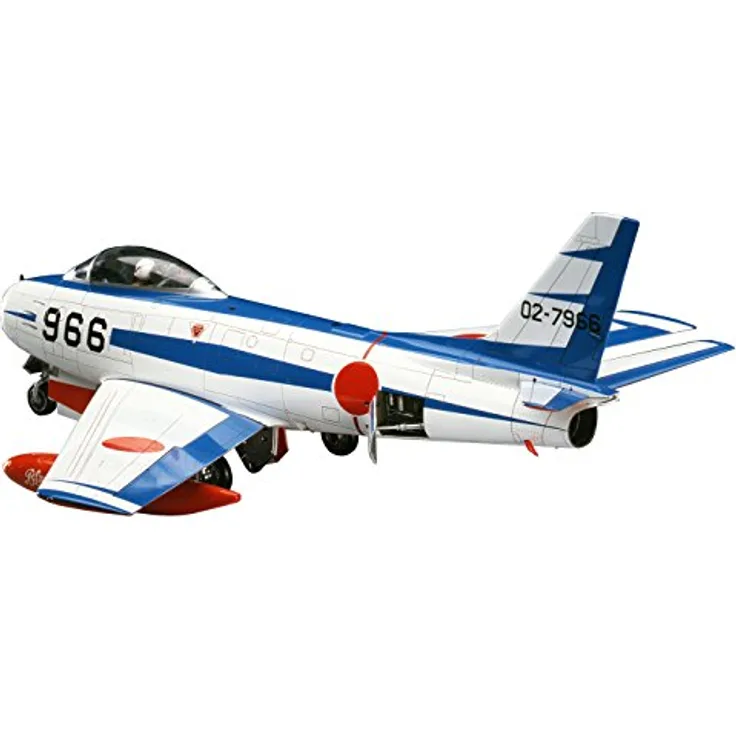 Hasegawa PT15 1/48 F86F-40 Sabre, Blue Impulse Plastikmodellbausatz, Modelleisenbahnzubehör, Hobby, Modellbau, Mehrfarbig