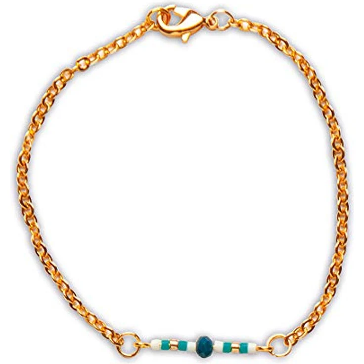 Janod Kreativset Freundschaftsarmbänder, Bastelset für 13 Armbänder mit 7 Modellen, inklusive Schmuckschatulle – Bild 15
