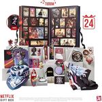 YuMe 15309 - Netflix Gift Box Adventskalender, 24 Überraschungen aus 7 beliebten Netflix Serien, mit Soundeffekt, ab 16 Jahren