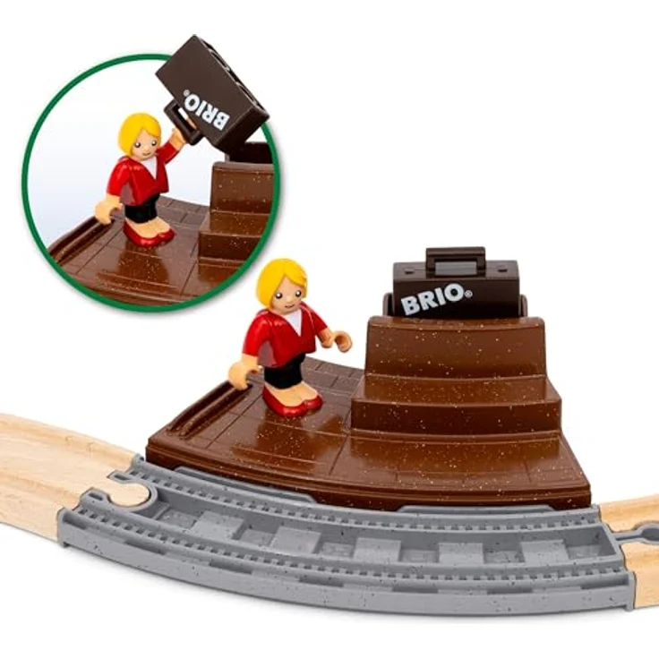 BRIO® Spielzeug-Zug Holzzug BRIO Reisezug Starter Set A, FSC® - schützt Wald - weltweit – Bild 8