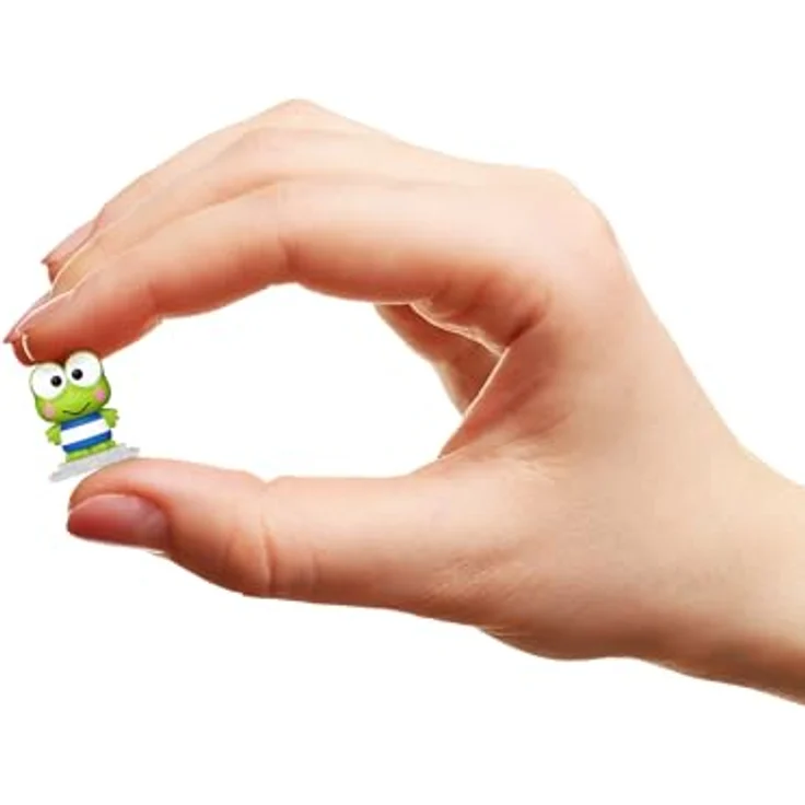 Funko Bitty Pop! Sanrio Keroppi 4PK mit Überraschungs-Mini-Figur, 0.9 Inch (2.2 cm) Hello Kitty Sammlerstück, inkl. stapelbarem Display-Regal, ideale Geschenkidee für Party-Tüten und Strümpfe – Bild 3