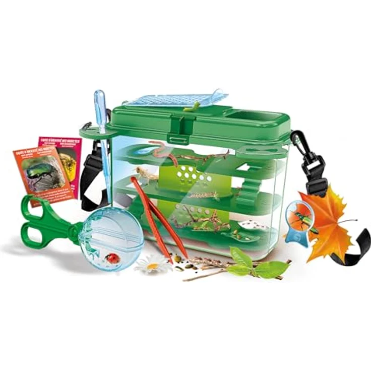 Clementoni Galileo Lab Insekten-Forscher-Set, Tragbare Insektenstation mit Faunabox, Lupe, Pinzette & Zubehör für Kinder ab 7 Jahren – Bild 2