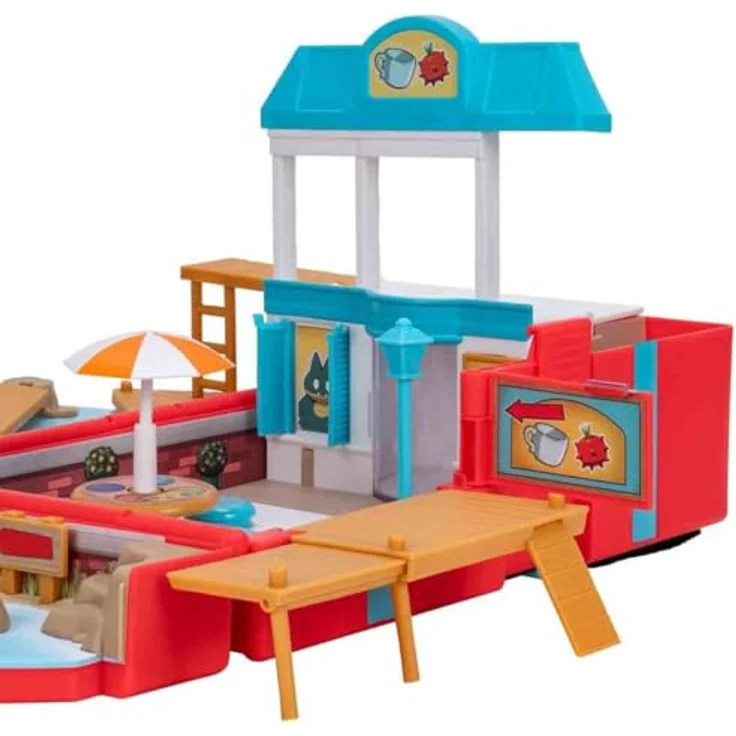 Jazwares Pokémon Koffer Kampf Strand Spielset, mit 10 Spielfunktionen und 1 x 5 cm Pokémon-Figur, tragbar und kombinierbar – Bild 5