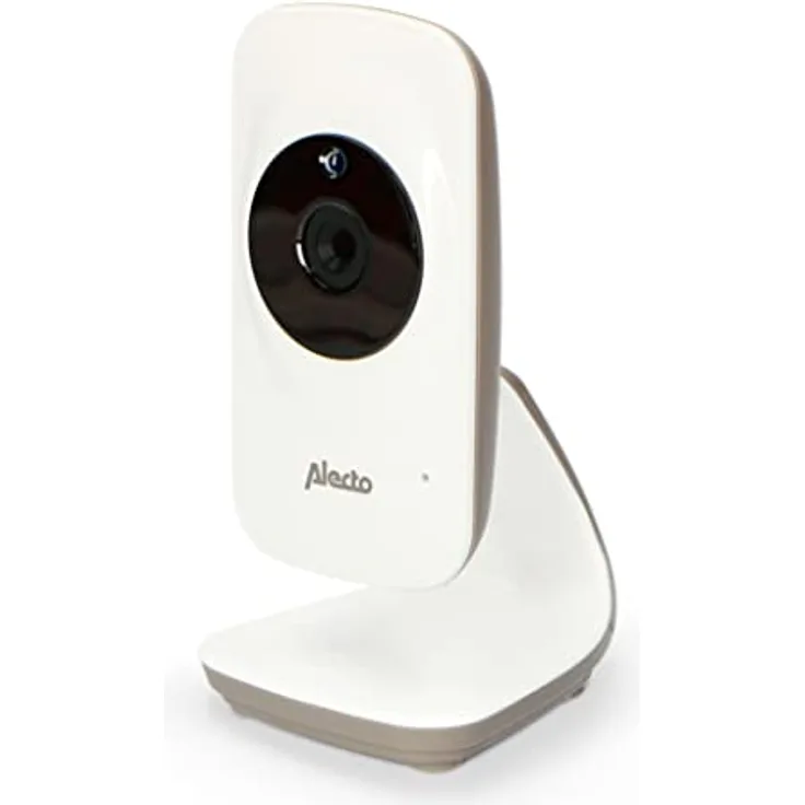 Alecto DVM-71C Babyphone mit Kamera - Zusatzkamera DVM-71 - große Reichweite - schwenkbare Kamera - erweiterbar - VOX Funktion - weiß