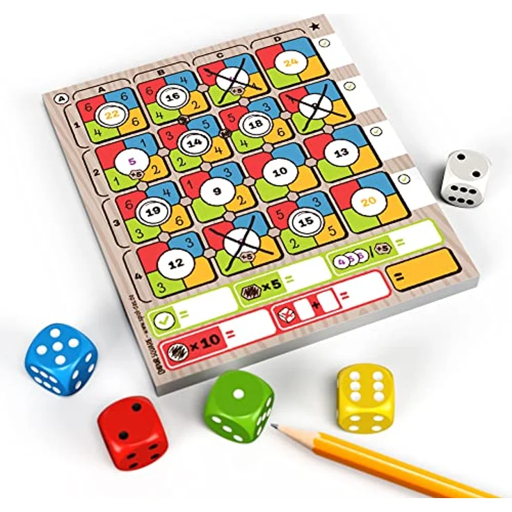 SPIEL DAS! Verlag - Colour Square - spannendes Roll & Write, Würfelspiel für die ganze Familie! NEUHEIT! – Bild 3