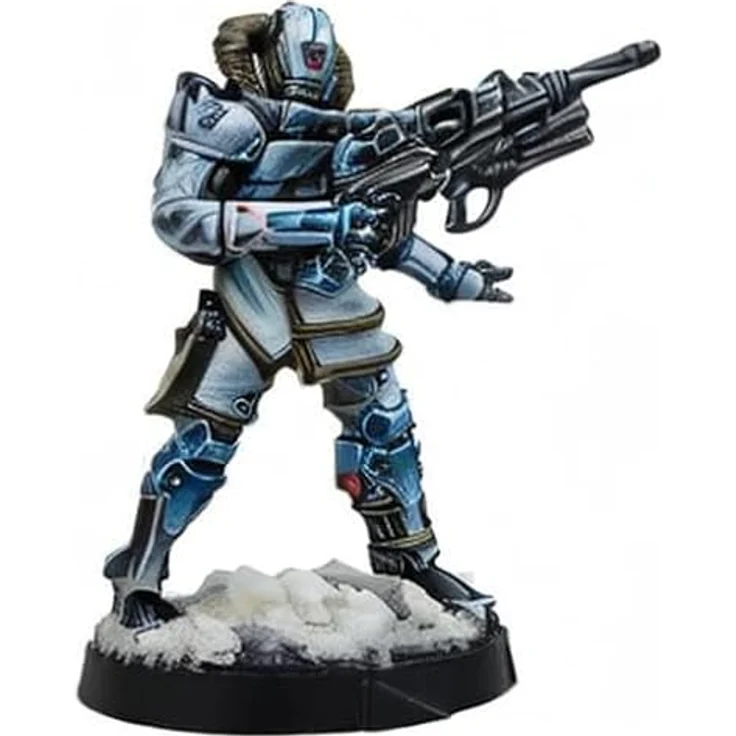 Infinity Karhu Special Team Box, Sammelfigur Arctic Assault Lead - PanOceanian Offensives, Infinity – Bild 6
