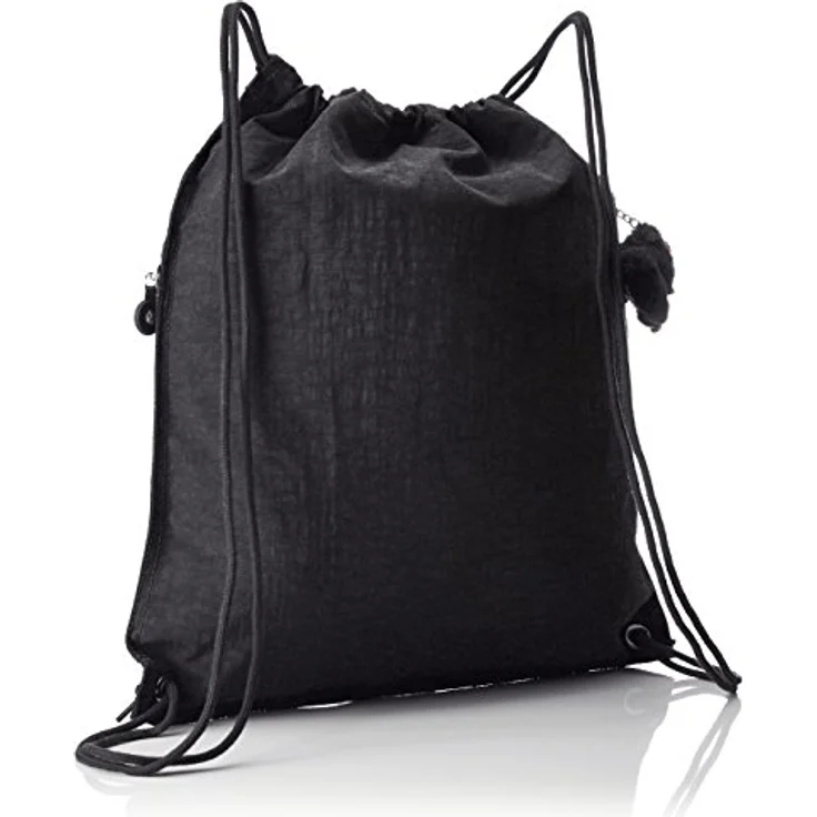 Kipling SUPERTABOO, Beutel mit Kordelzug, Multifunktional, Wasserabweisend, 45 cm, 15 L, 0.24 kg, True Black – Bild 2
