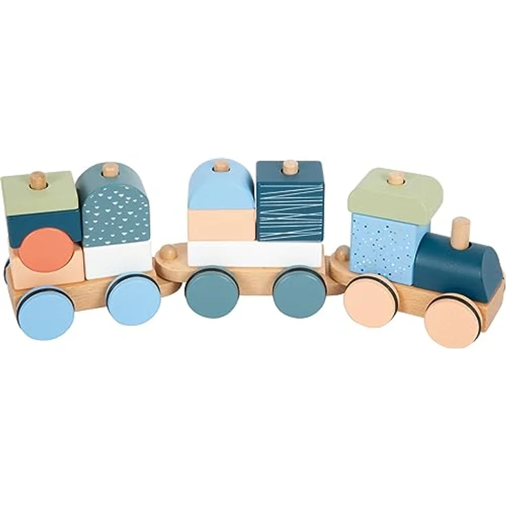 Small Foot Spielzeug-Zug Arctic, aus Holz, FSC®- schützt Wald - weltweit, zarte Trendfarben – Bild 2